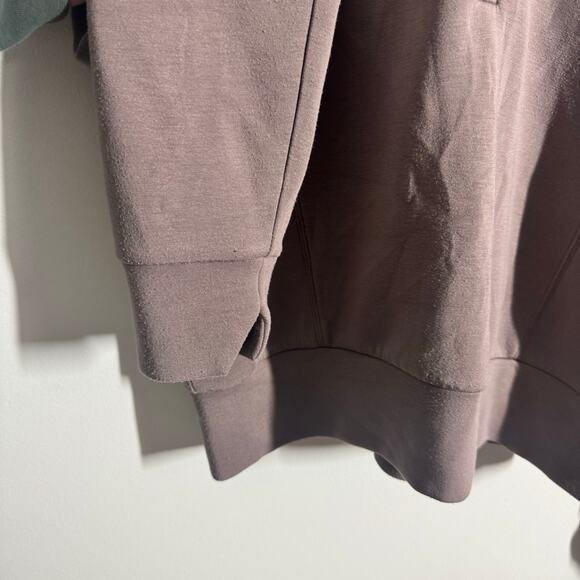 Spanx Airessentials Half Zip Women XS Mauve Gray Athleisure Active Casual Comfy - Picture 3 of 8